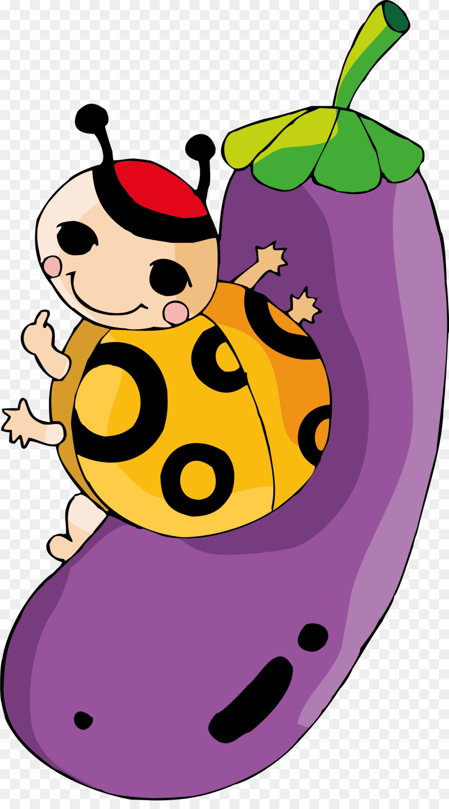 Coccinelle，L Aubergine PNG