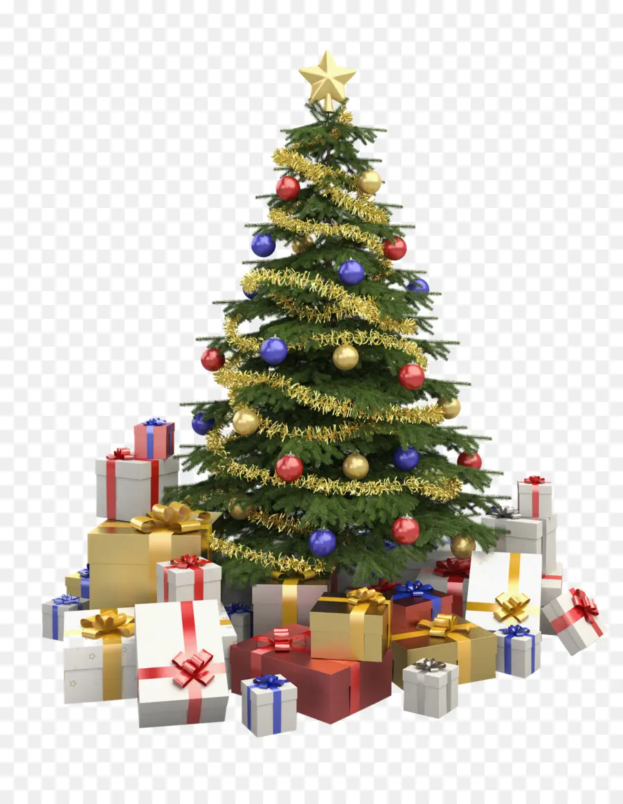 Arbre De Noël，Étoile PNG