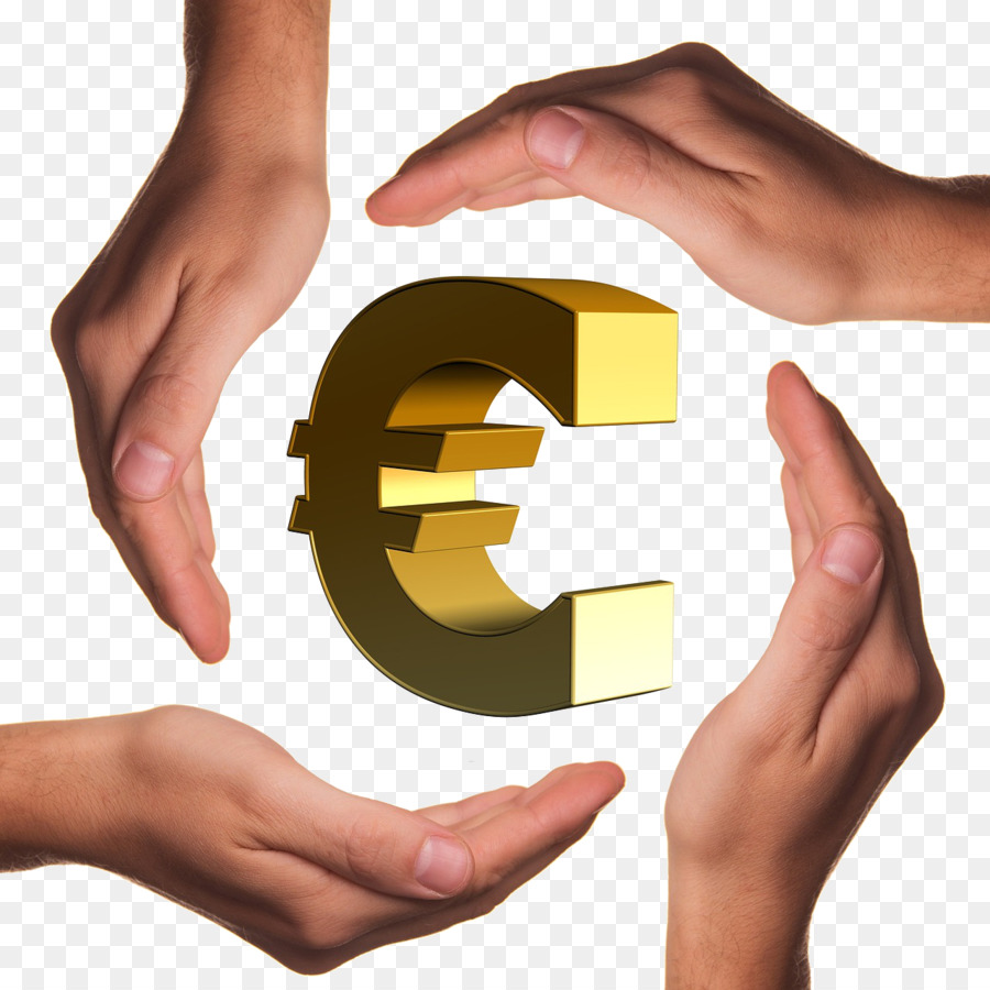 Symbole De L'euro，Mains PNG