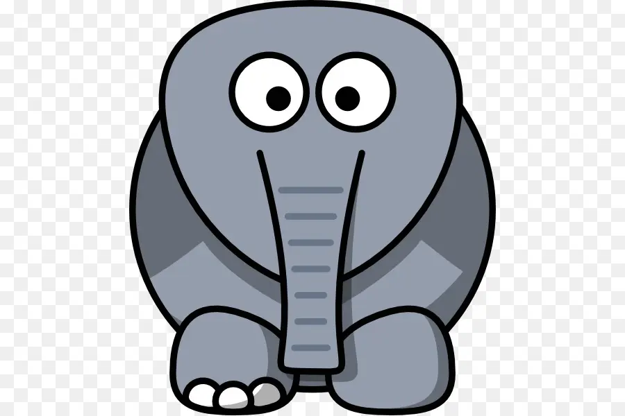 Éléphant，Dessin Animé PNG