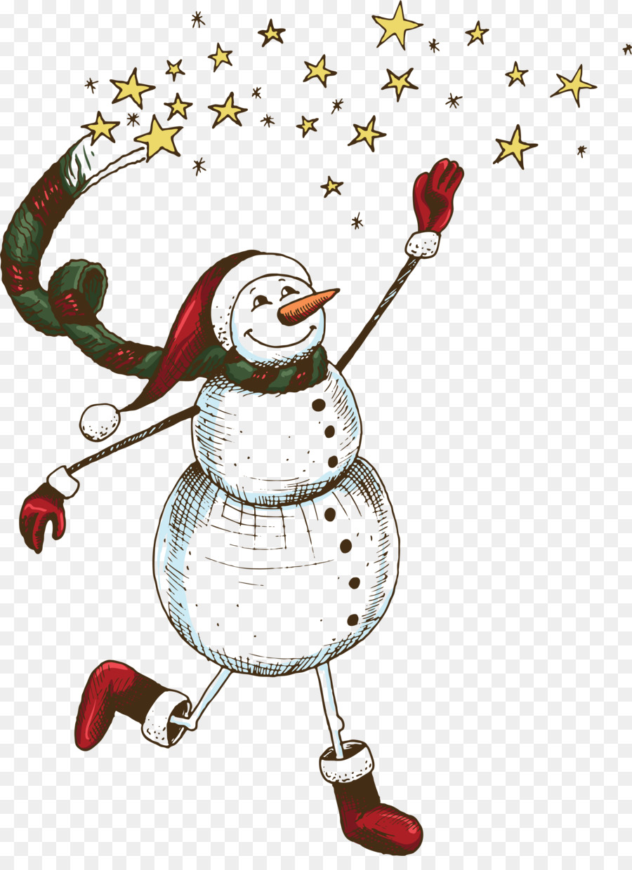 Dessin De Bonhomme De Neige，Hiver PNG