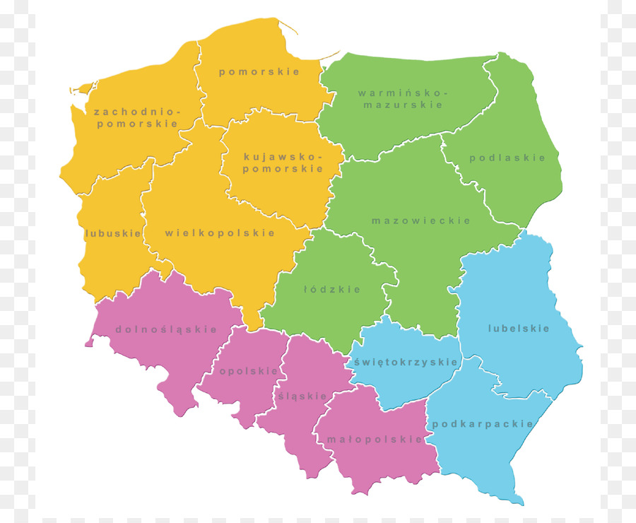 Pologne，Carte PNG