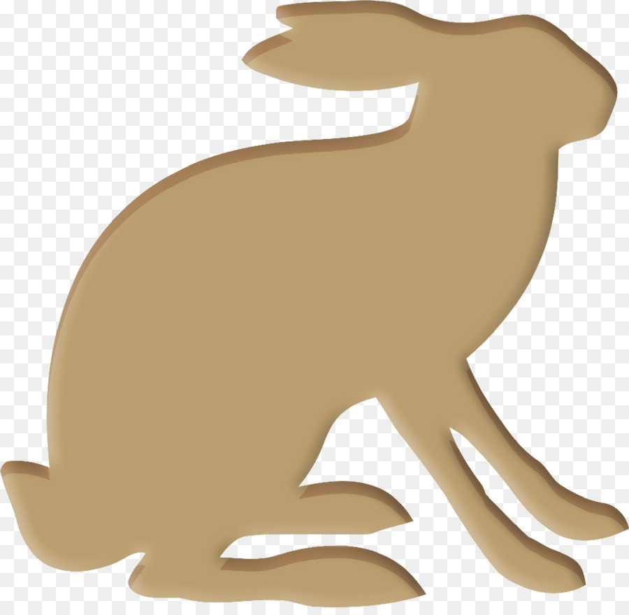 Silhouette De Lapin，Lapin PNG