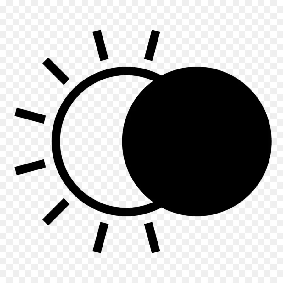 Ordinateur Icônes，Éclipse Solaire PNG