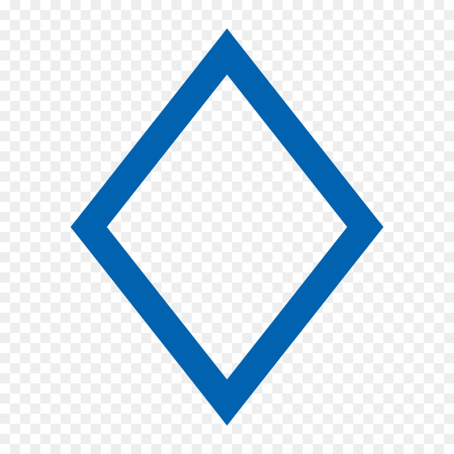 Forme De Diamant，Bleu PNG