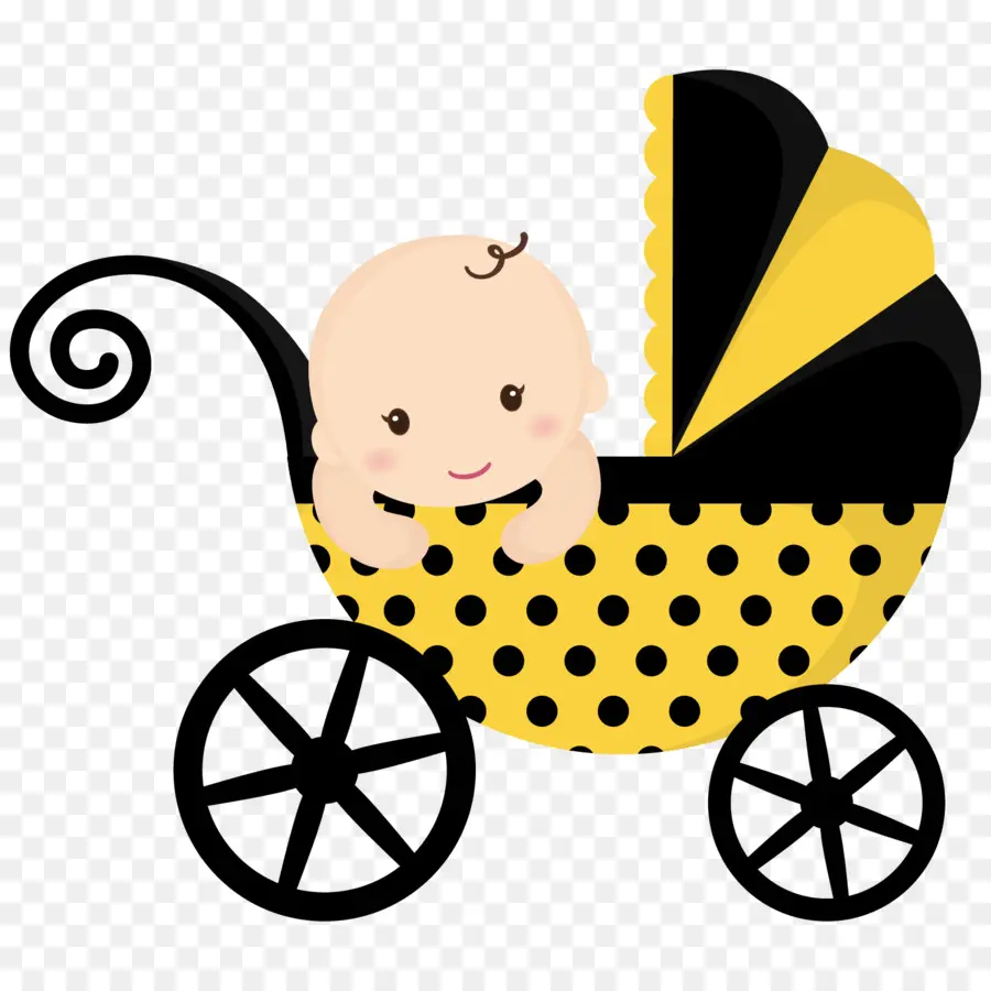 Bébé Dans Une Poussette，Poussette PNG