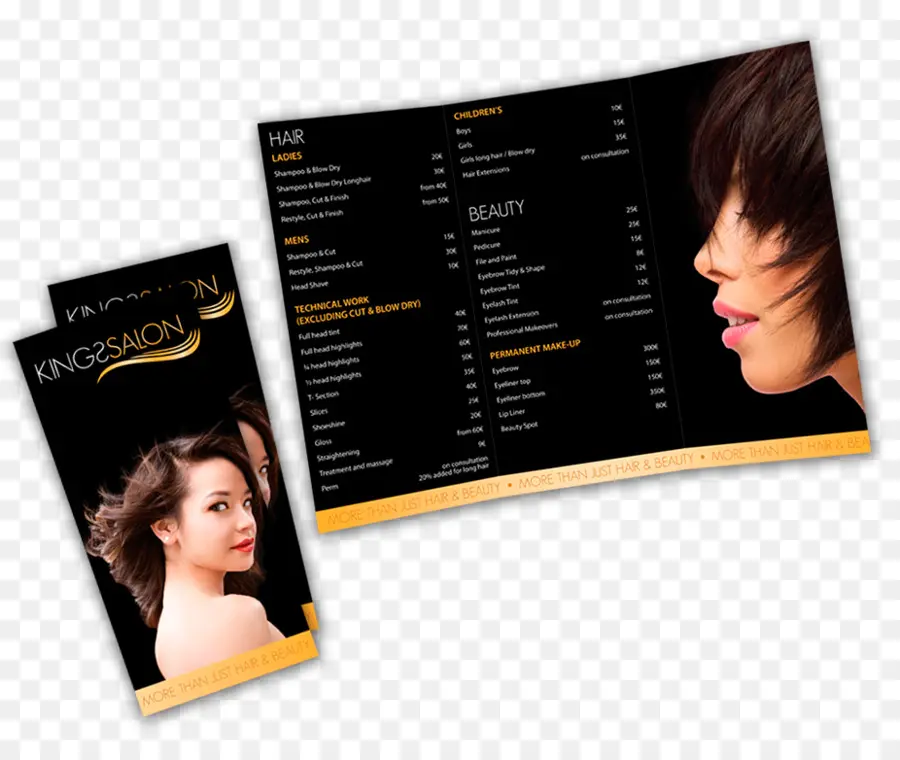 Brochure Du Salon，Cheveux PNG