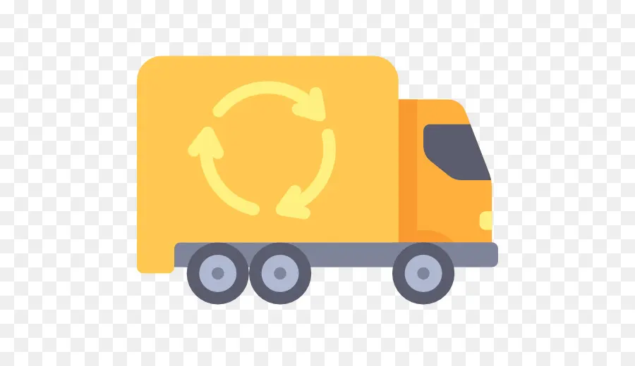 Camion De Recyclage，Dessin Animé PNG