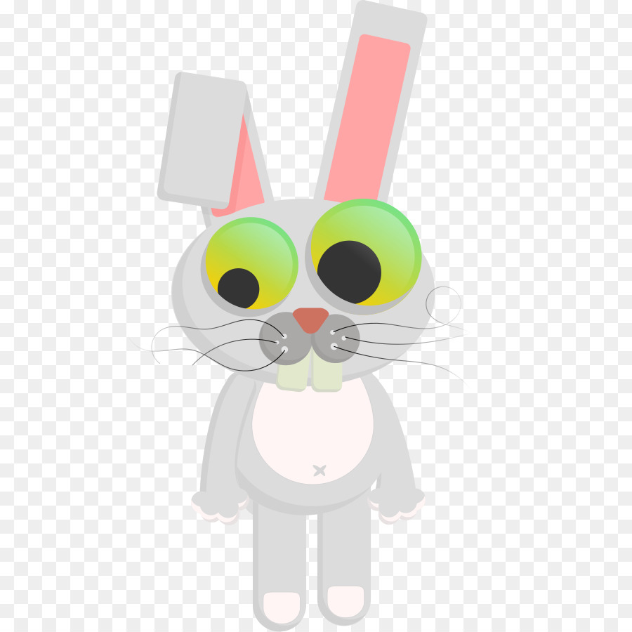 Lapin De Dessin Animé，De Grands Yeux PNG