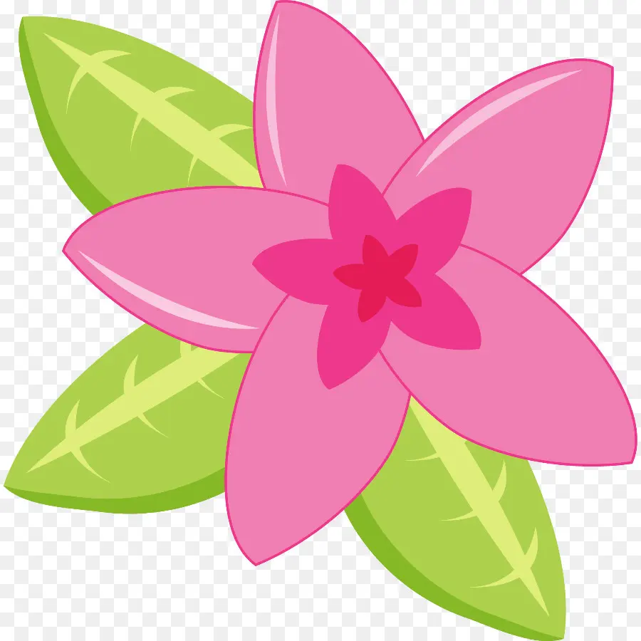 Fleur Rose，Feuille PNG