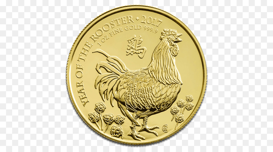 Année De La Pièce Du Coq，Or PNG