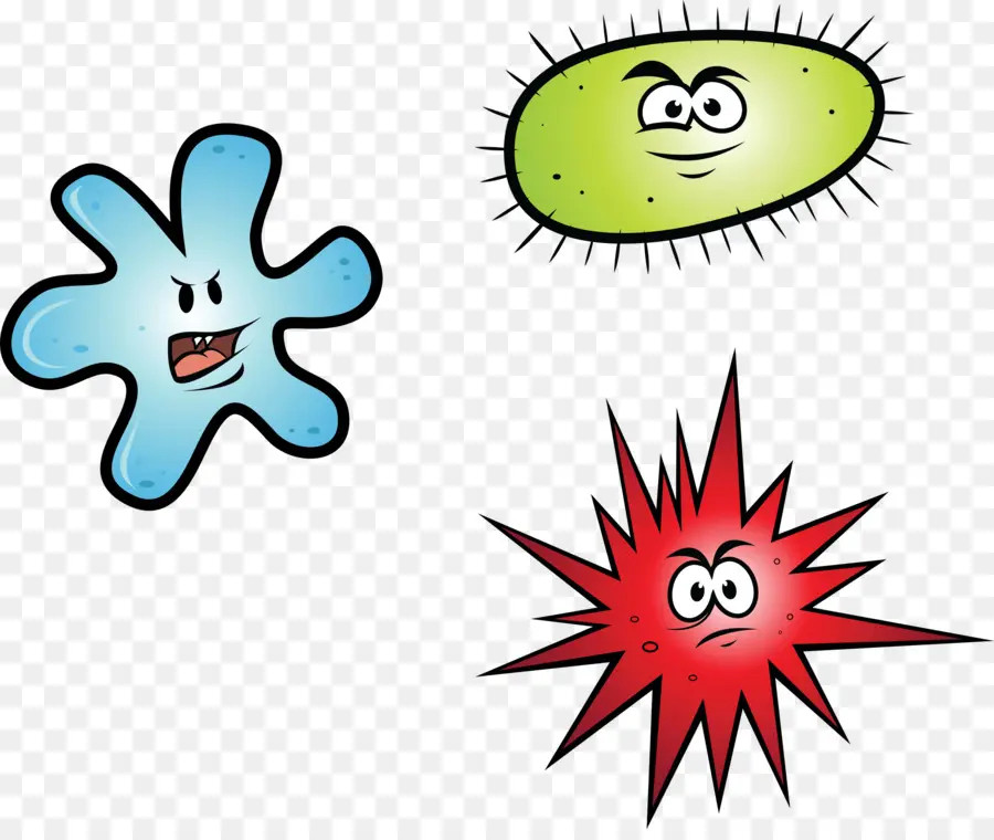 Les Bactéries，Dessin Animé PNG