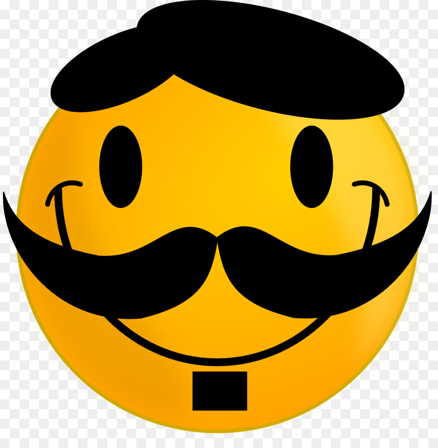 Visage Souriant，Moustache PNG