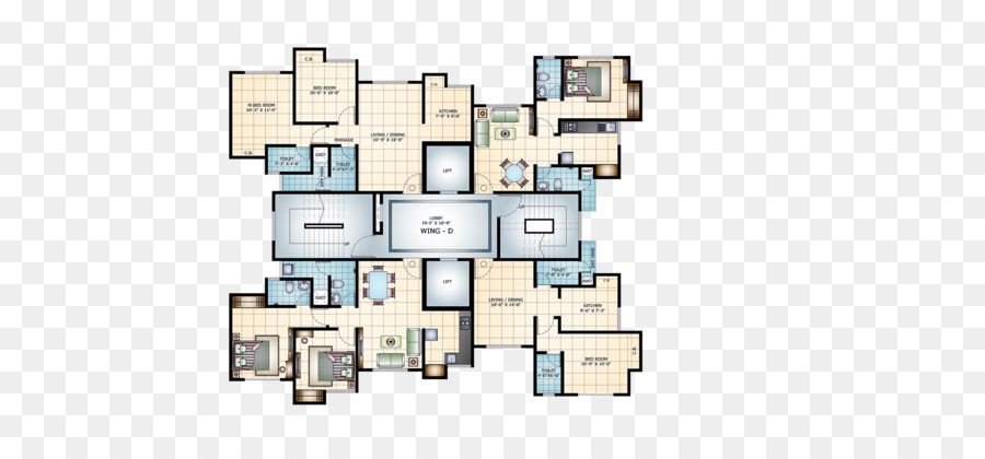 Plan D'étage，Maison PNG