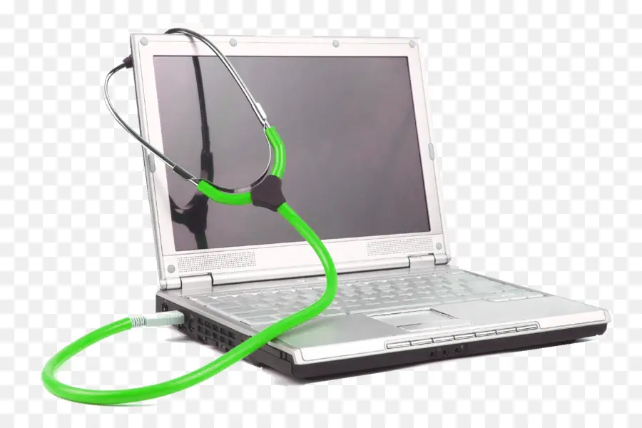 Ordinateur Portable Avec Stéthoscope，Ordinateur PNG