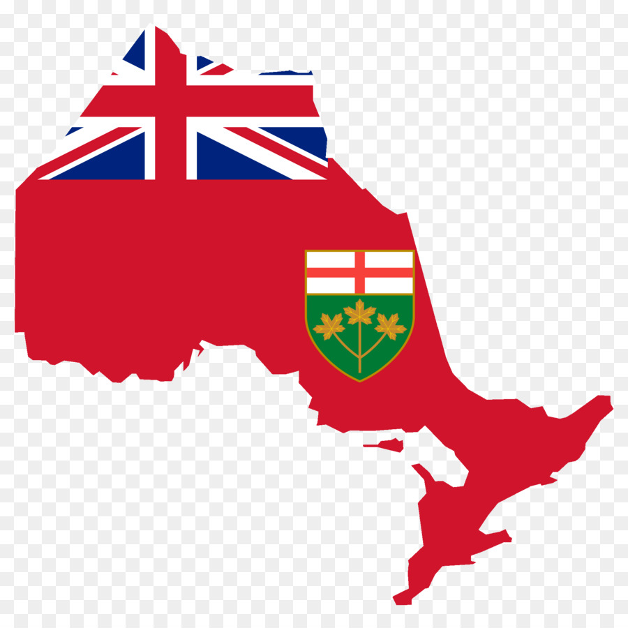 Carte De L'ontario，Drapeau PNG