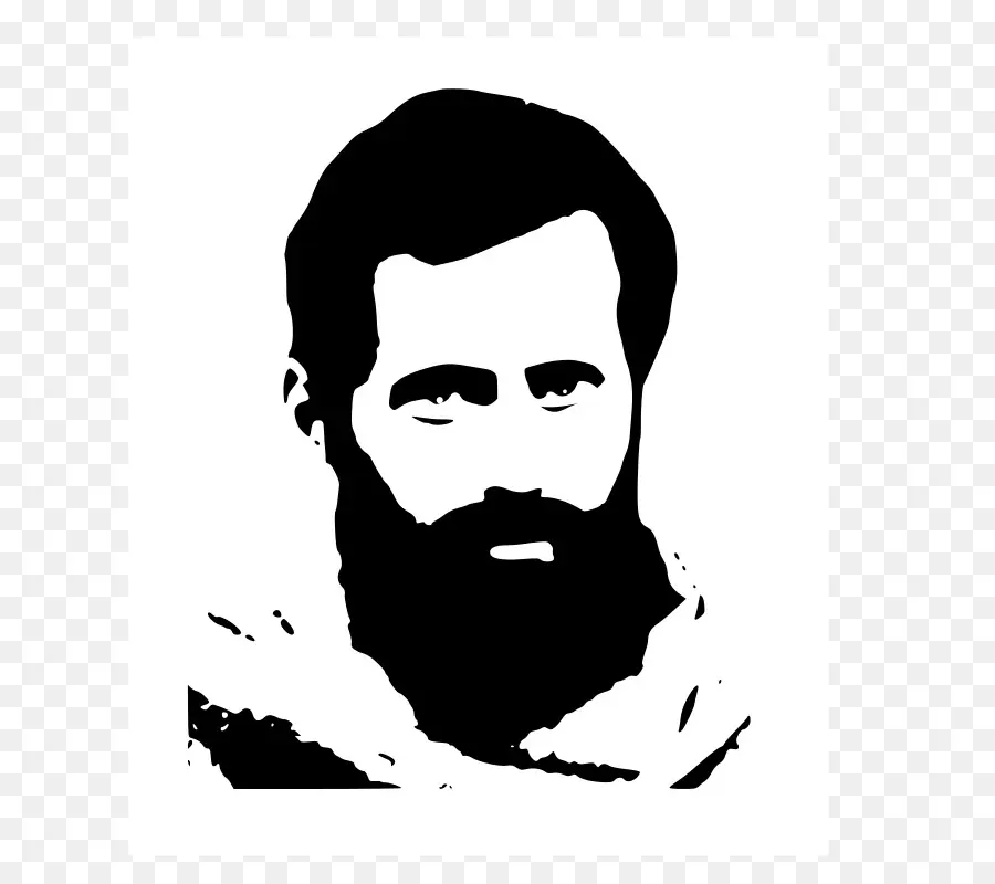 Barbu，Noir Et Blanc PNG