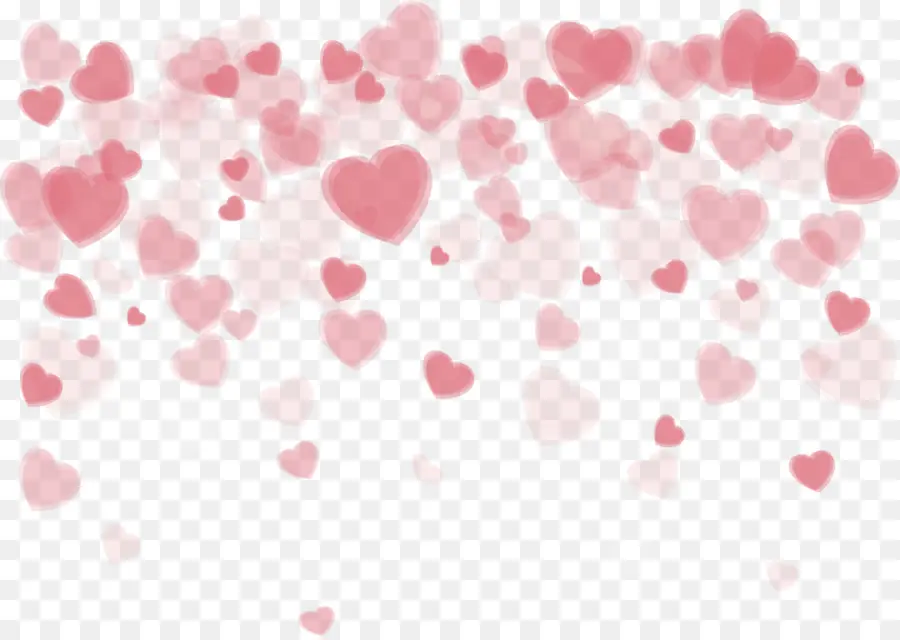 Confettis Coeur，Amour PNG