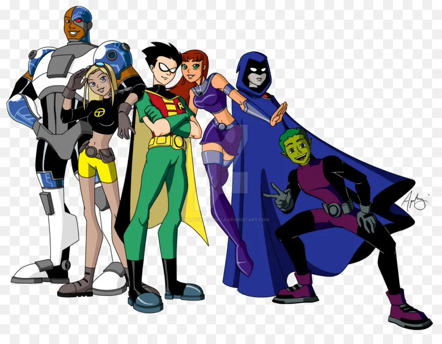 Personnages Des Teen Titans，Super Héros PNG