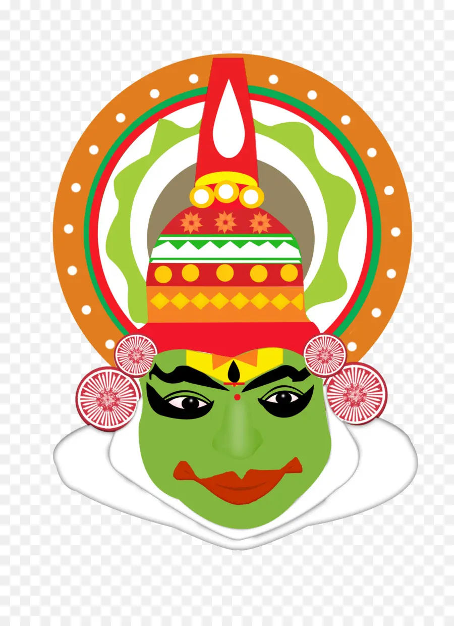 Visage Kathakali，Traditionnel PNG