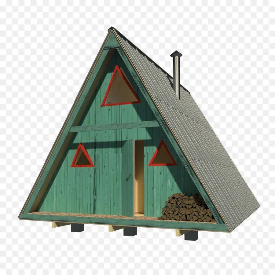 Petite Maison Mignonne De Griffonnage，Cadre En A PNG