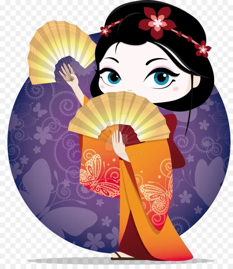 Geisha，Dessin PNG