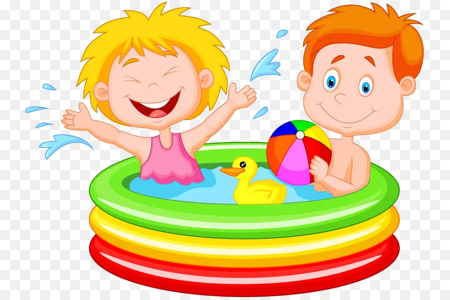 Enfants Dans La Piscine，Eau PNG