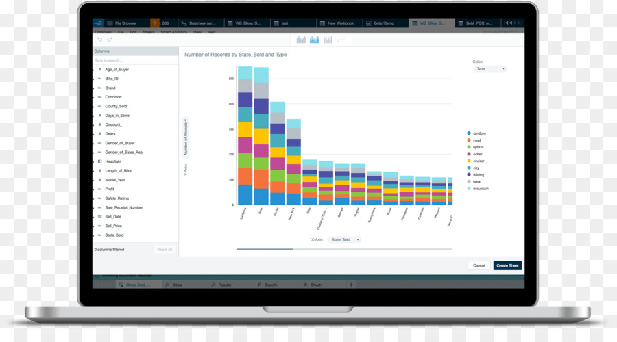 Logiciel Tableau，Le Logiciel D'ordinateur PNG