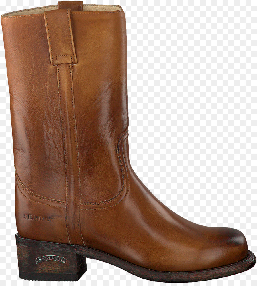 Botte De Cowboy Marron，Cuir PNG