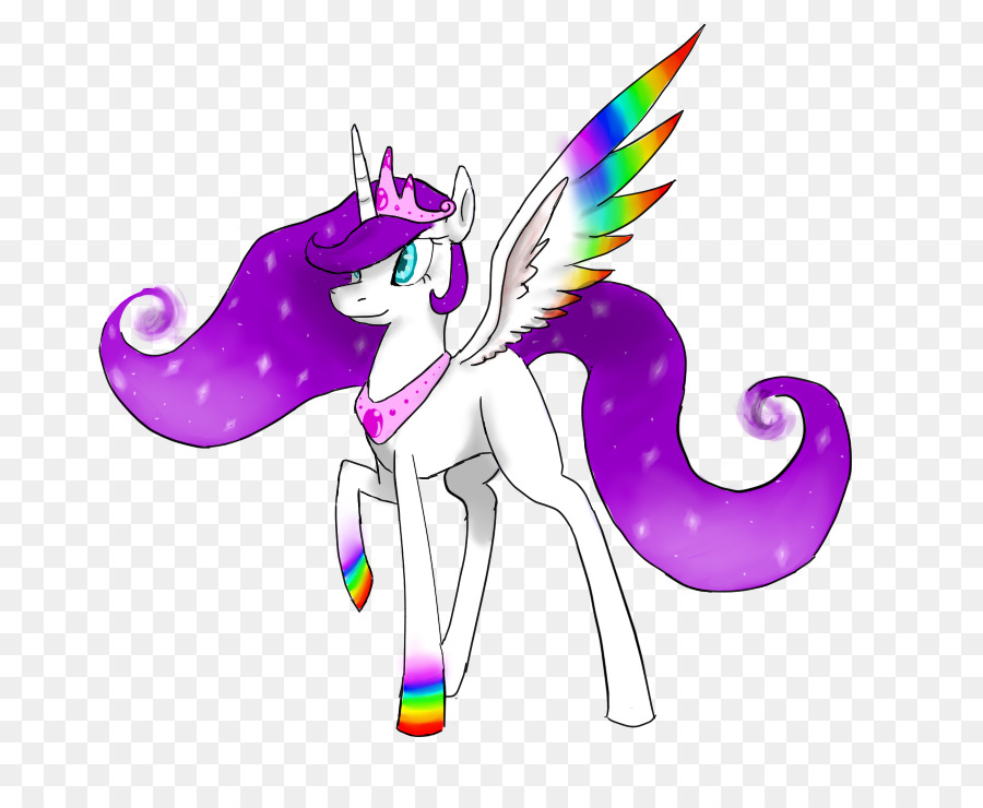 Licorne Sur Arc En Ciel，Fantaisie PNG