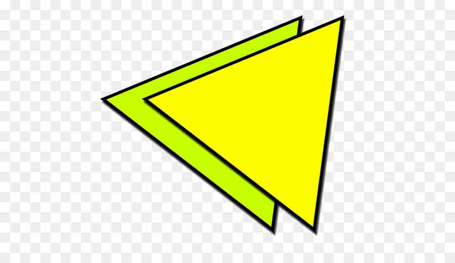 Triangle Jaune，Géométrique PNG