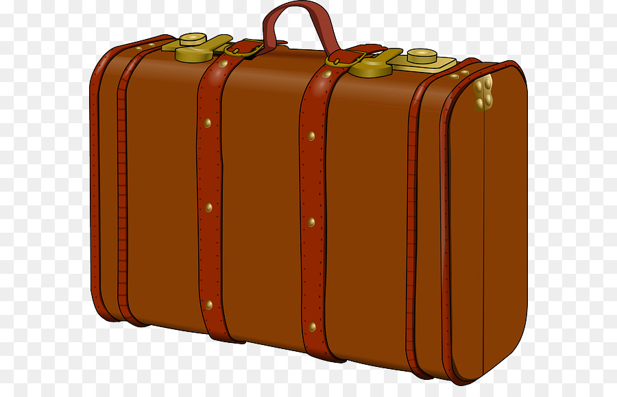 Valise Marron，Bagage PNG