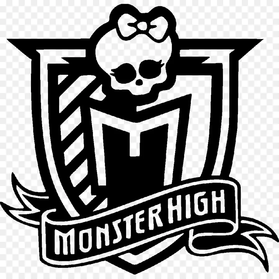 Logo Monster High，Crâne PNG