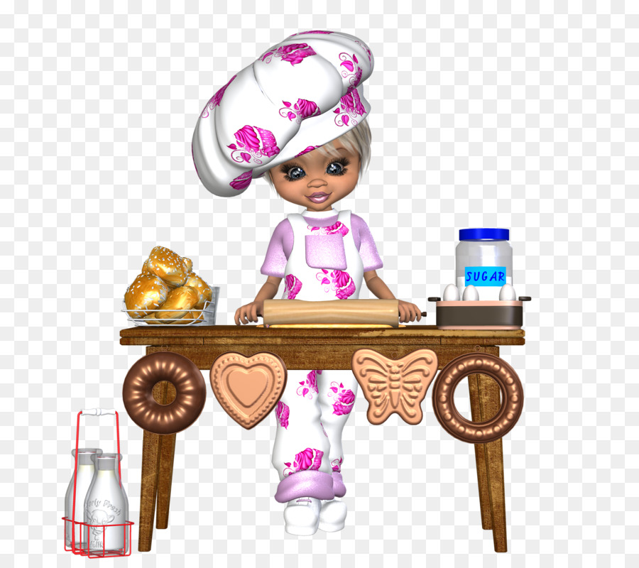 Poupée De Chef Mignonne，Cuisinier PNG