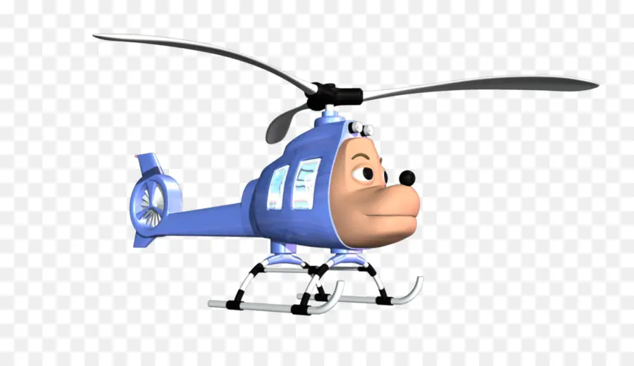 Hélicoptère，Dessin Animé PNG