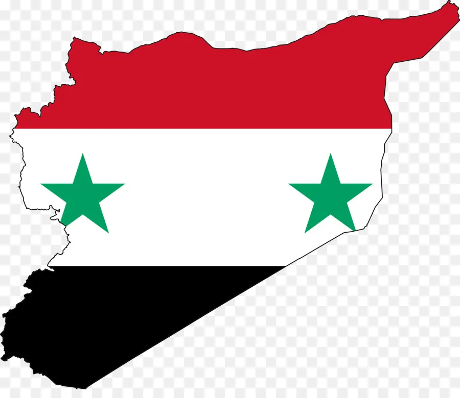 Carte De La Syrie，Drapeau PNG