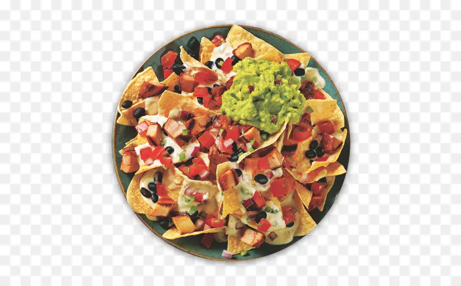 Nachos Avec Garnitures，Guacamole PNG