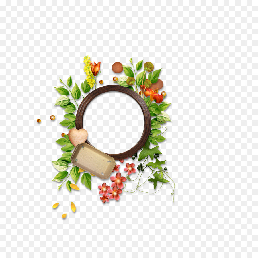 Cadre Floral，Fleurs PNG