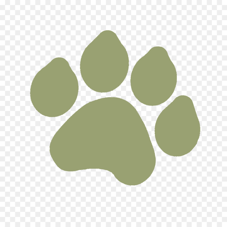 Empreinte De Patte Verte，Animal PNG