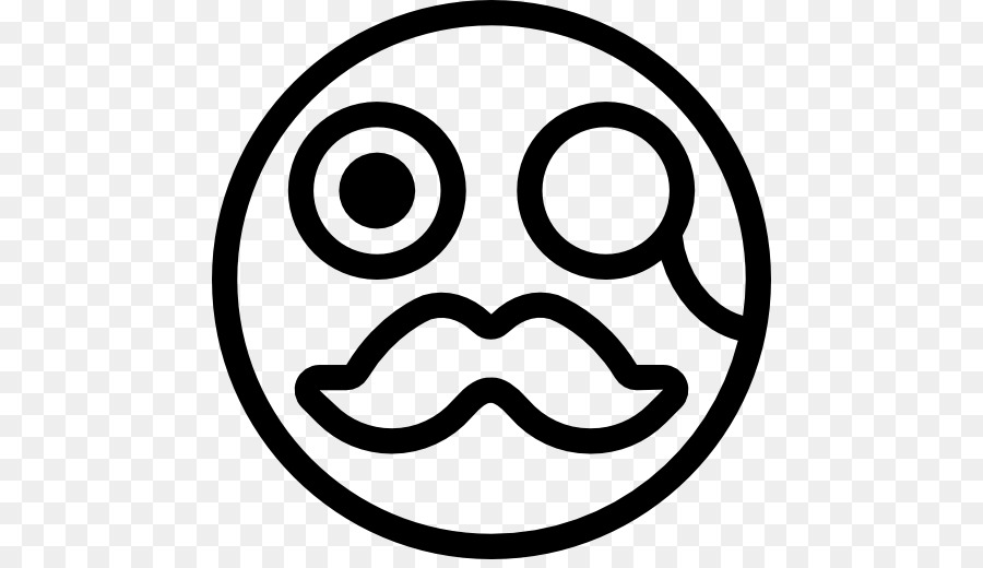 Visage Triste Avec Moustache，Expression PNG