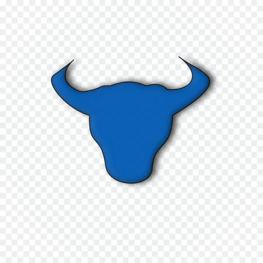 Tête De Taureau Bleue，Taureau PNG