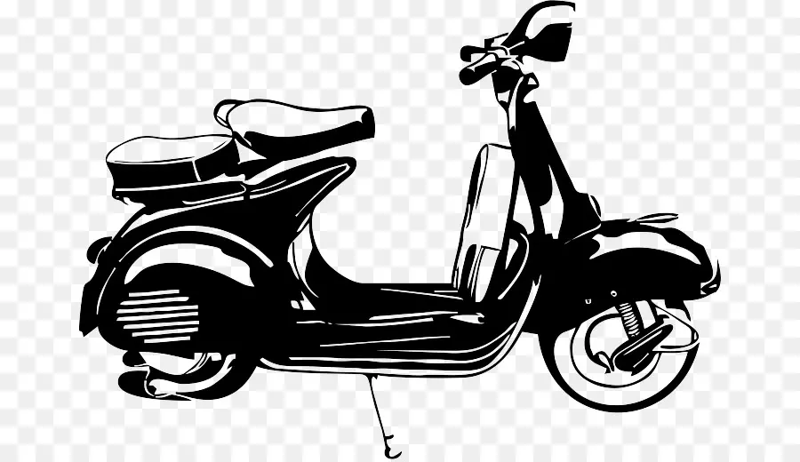 Scooter，Style Rétro PNG