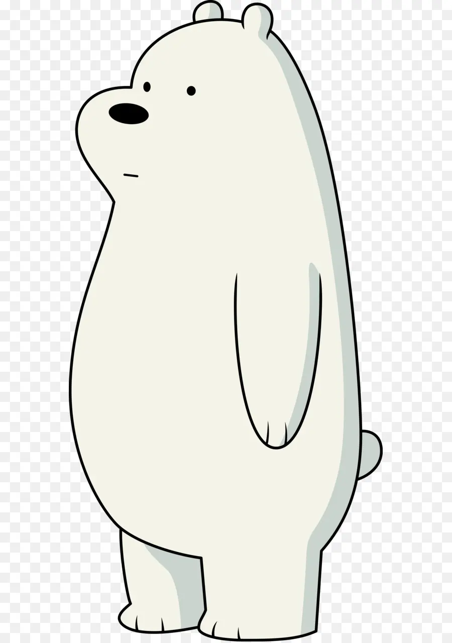 Ours Blanc，Dessin Animé PNG