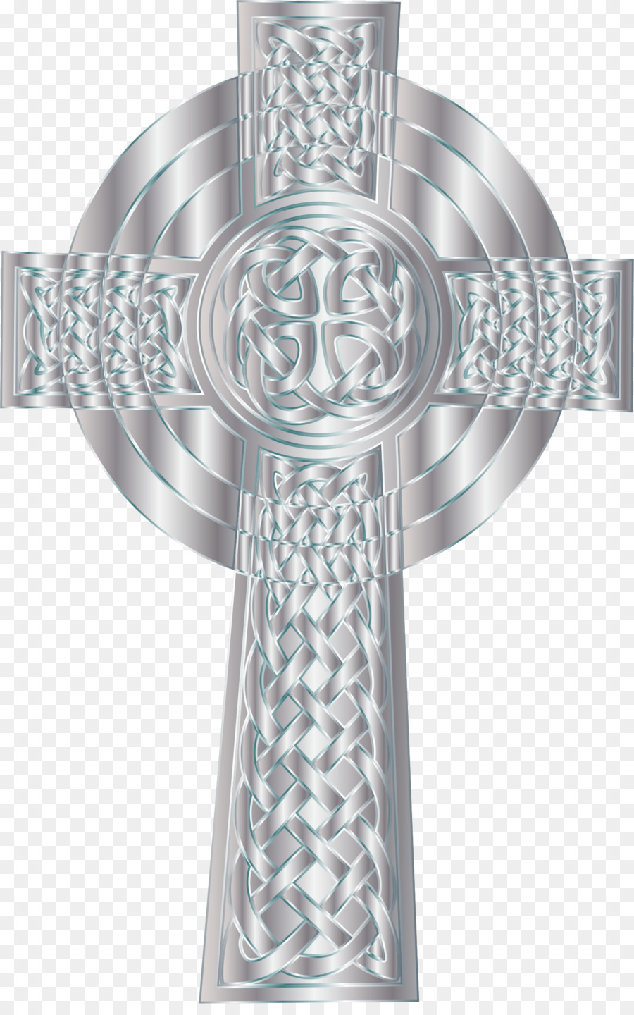 Croix Celtique，Argent PNG