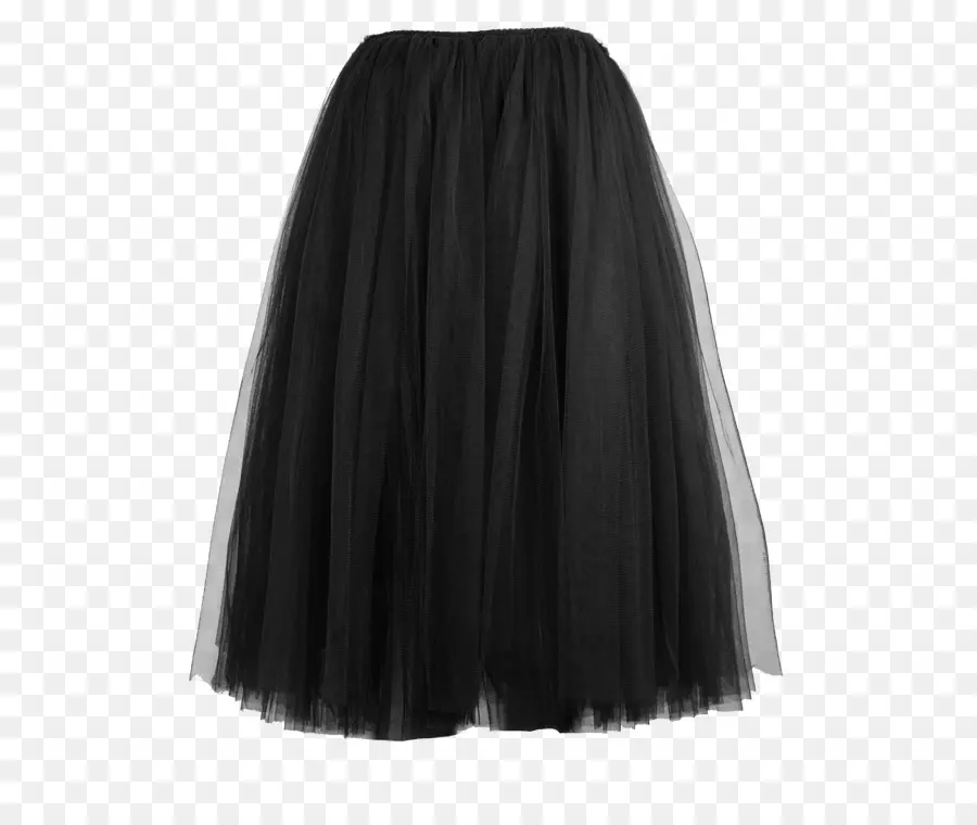 Jupe En Tulle Noire，Mode PNG