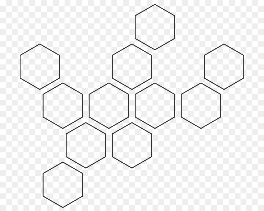 Modèle Hexagonal，Forme PNG