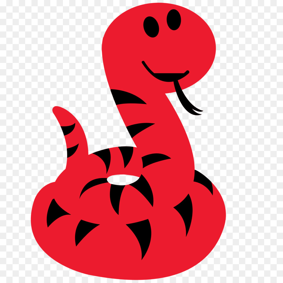 Serpent Rouge，Dessin Animé PNG