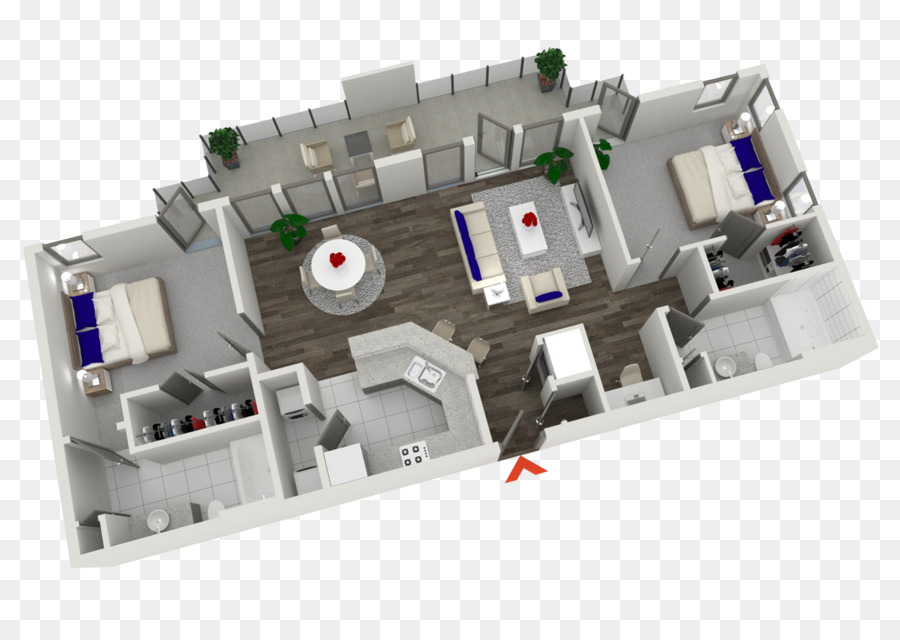 Disposition De L'appartement，Plan D'étage PNG