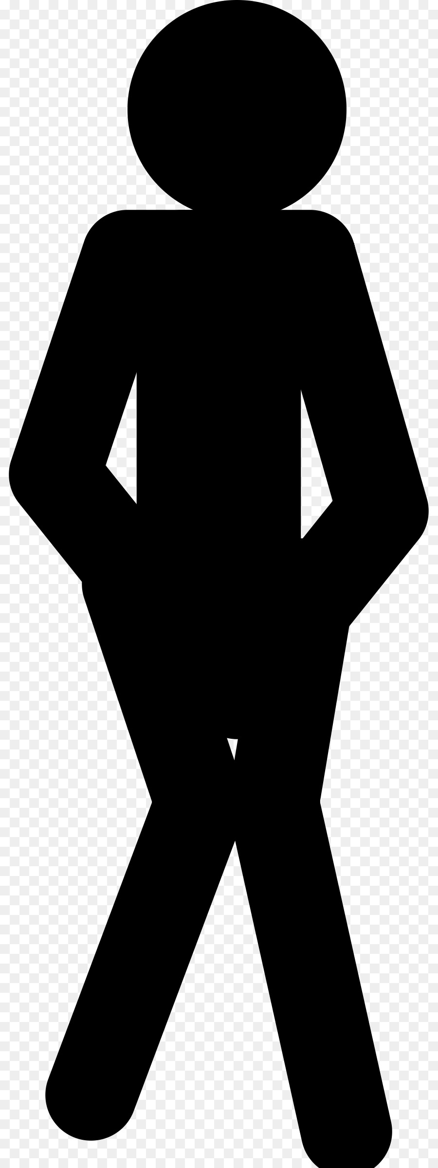Silhouette，Urination PNG
