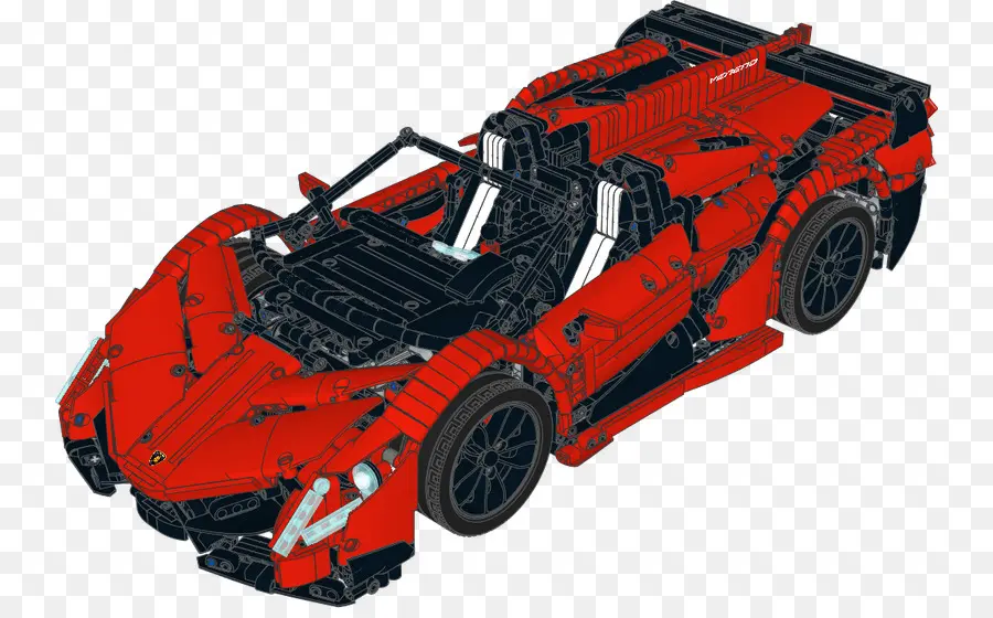 Voiture Lego，Rouge PNG